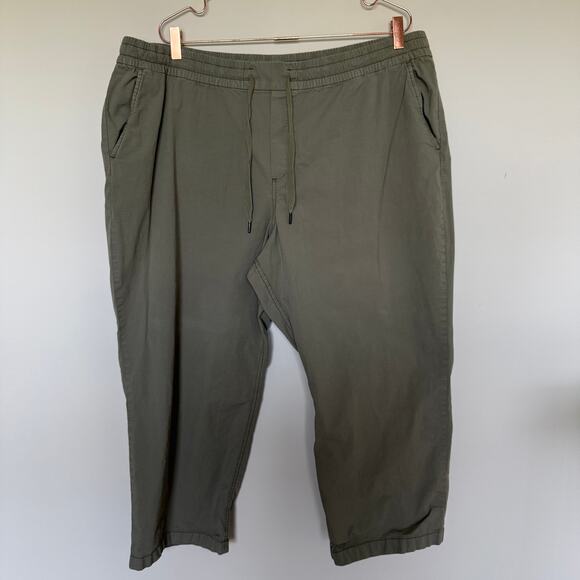 L.L. Bean Pants Women 2X Plus Green Cotton Blend Hiking Outdoor Camp #520285 - Picture 1 of 7